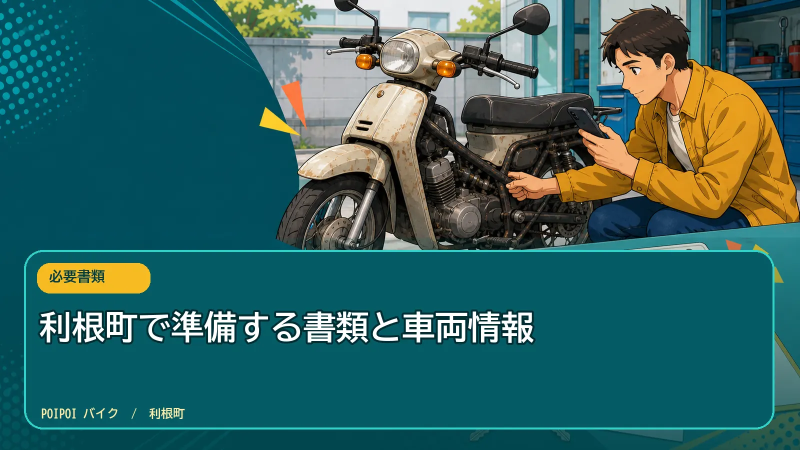 利根町で準備する書類と車両情報