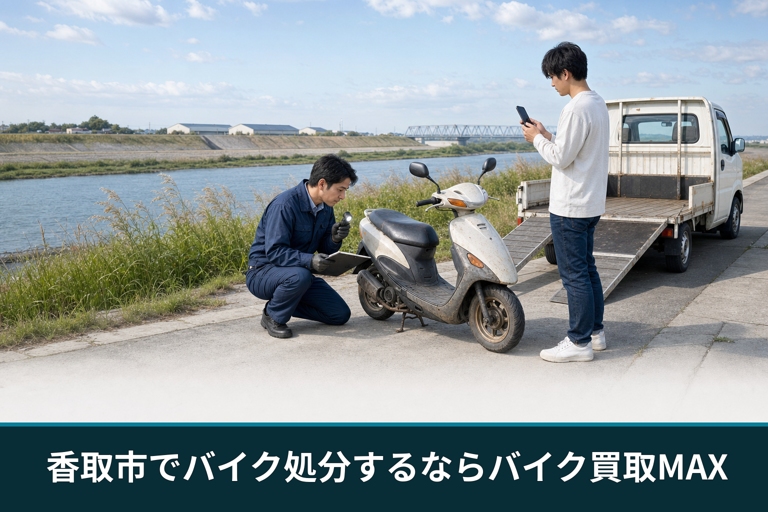 香取市でバイク処分するならバイク買取MAX