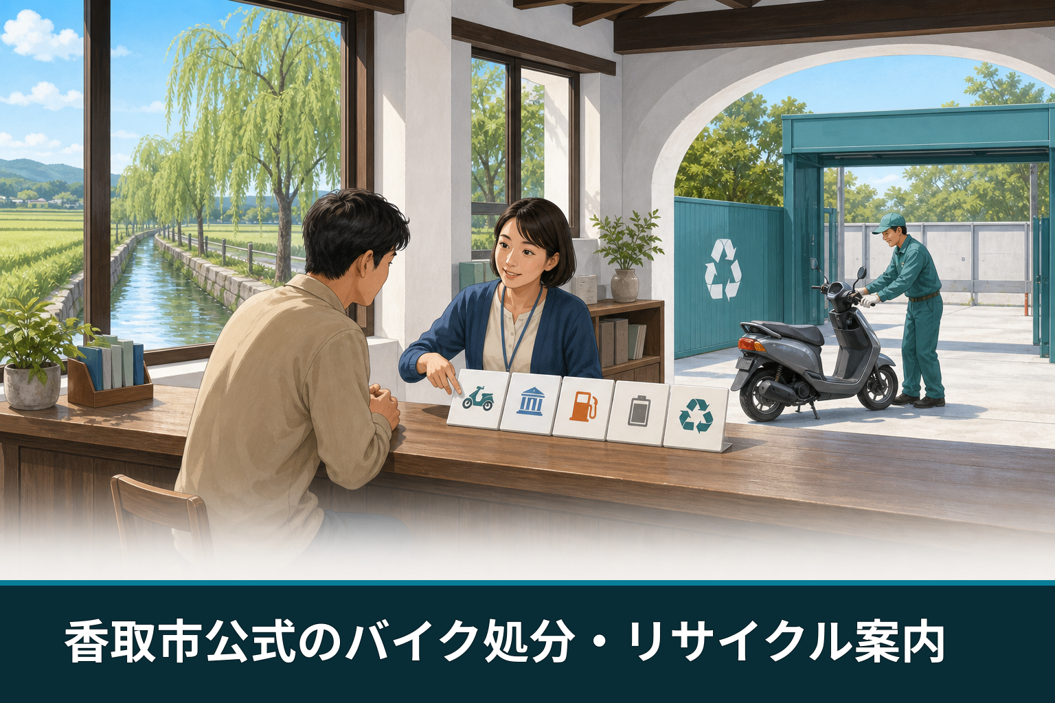 香取市公式のバイク処分・リサイクル案内