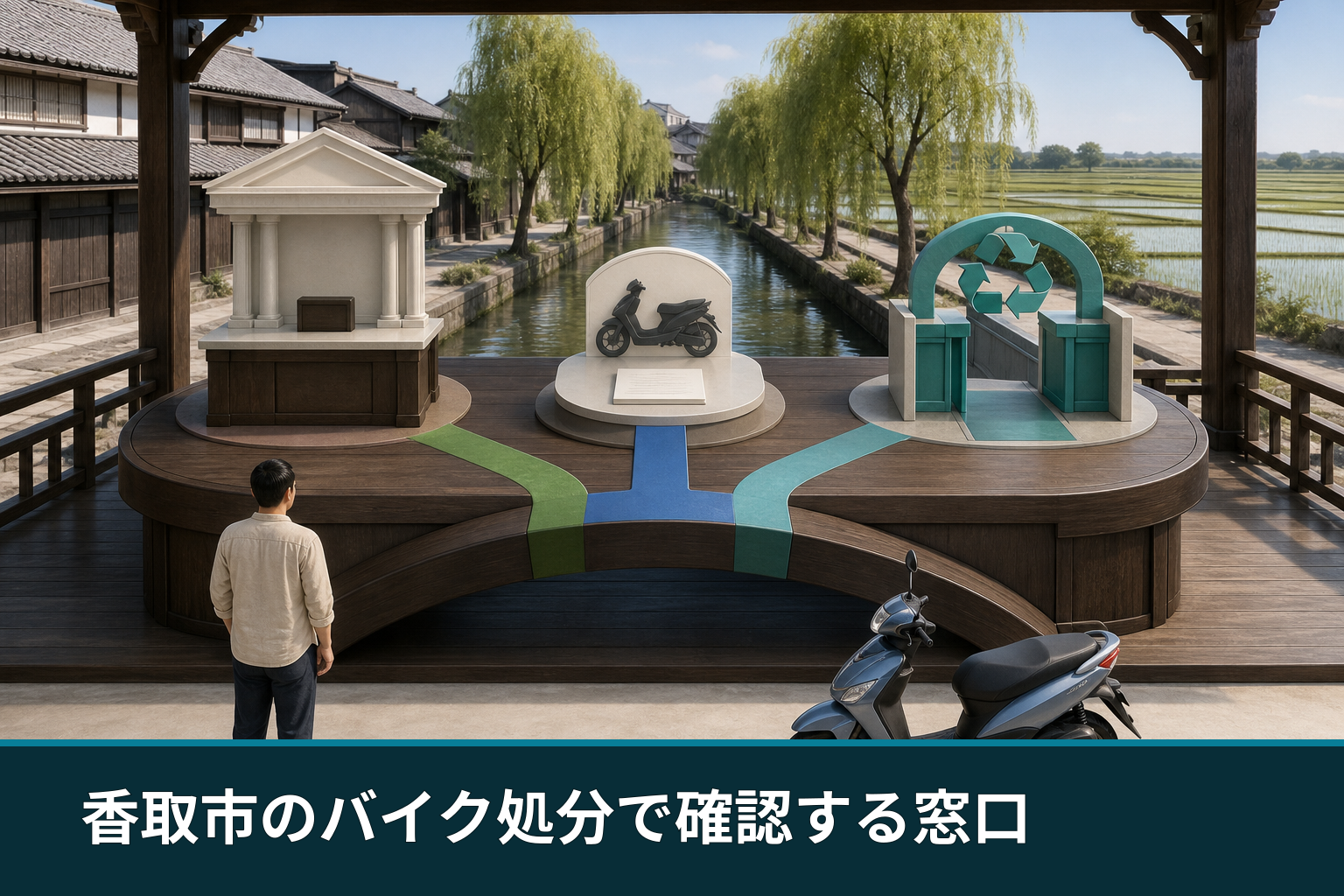 香取市のバイク処分で確認する窓口