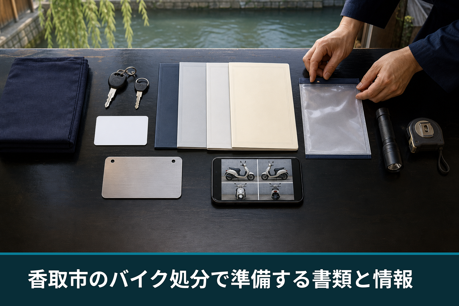 香取市のバイク処分で準備する書類と情報