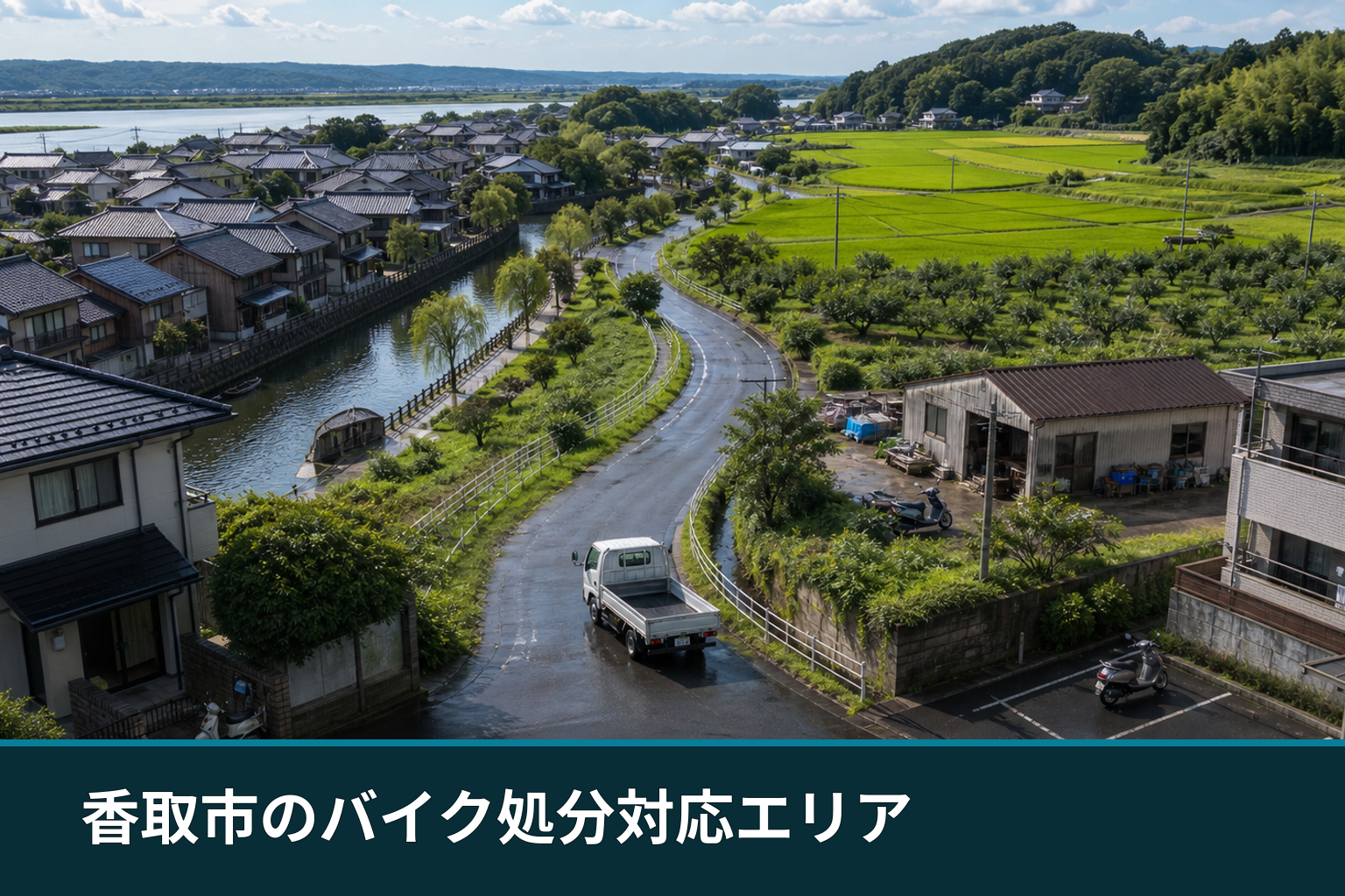 香取市のバイク処分対応エリア