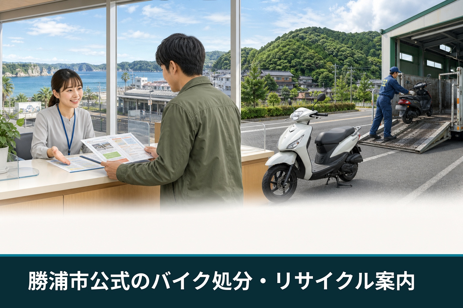 勝浦市公式のバイク処分・リサイクル案内