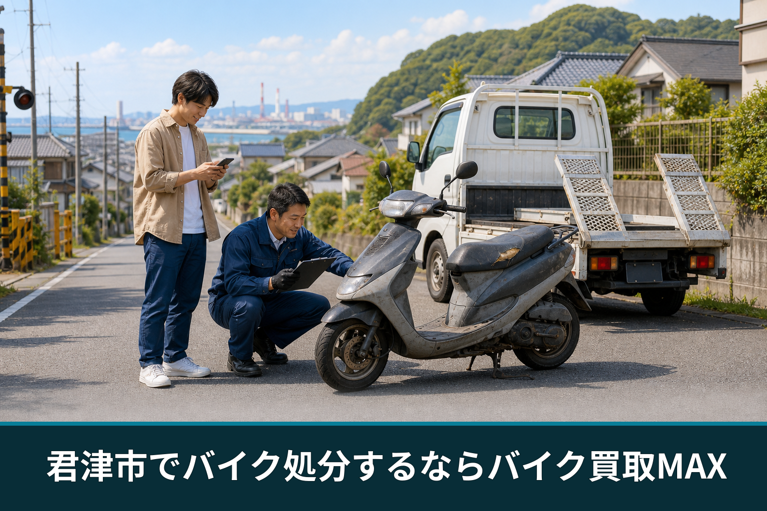 君津市でバイク処分するならバイク買取MAX