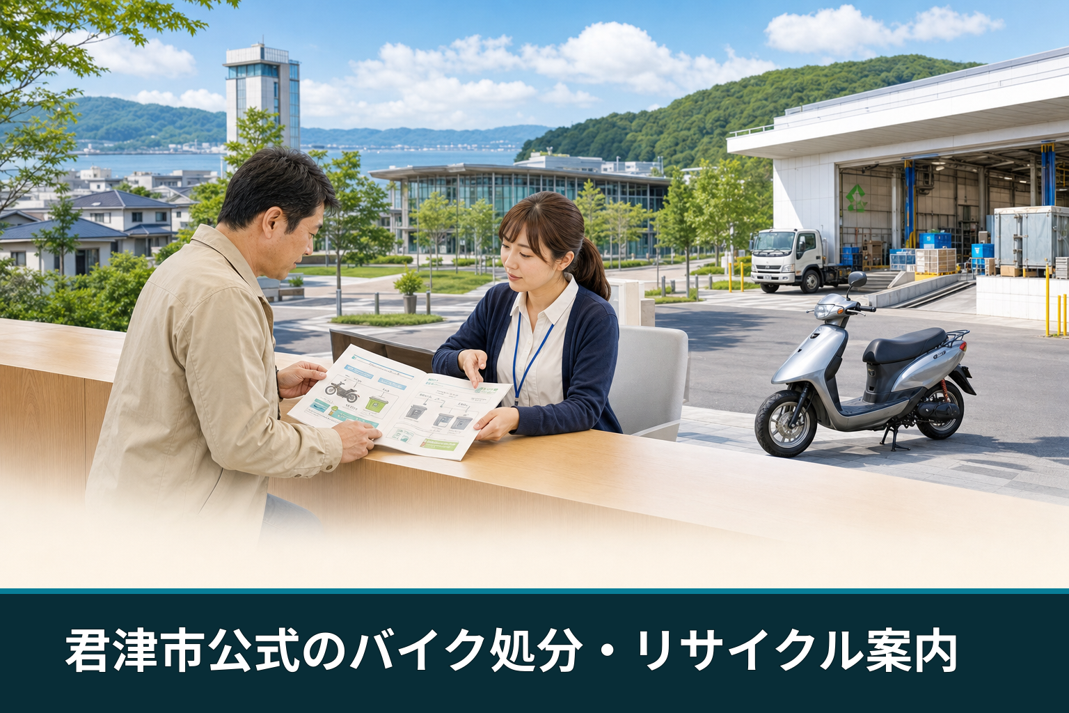君津市公式のバイク処分・リサイクル案内
