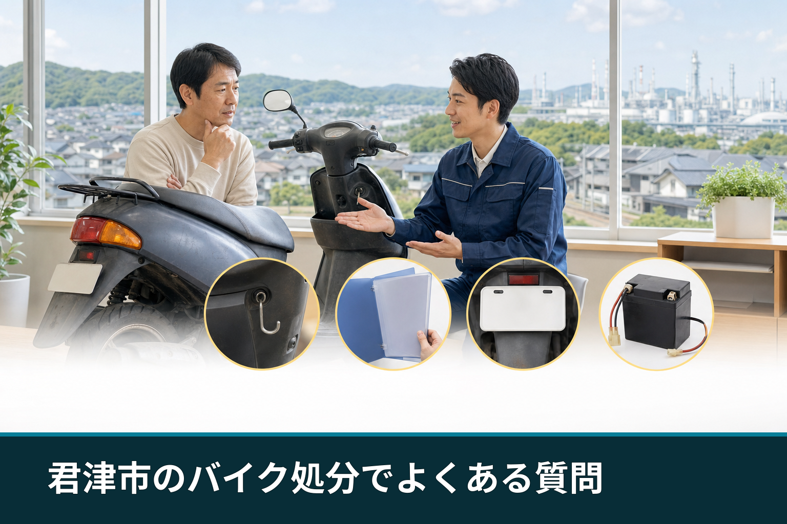 君津市のバイク処分でよくある質問