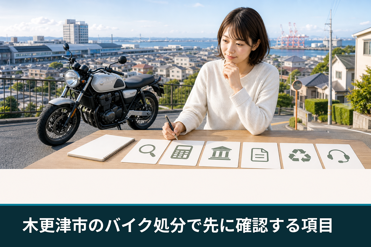 木更津市のバイク処分で先に確認する項目