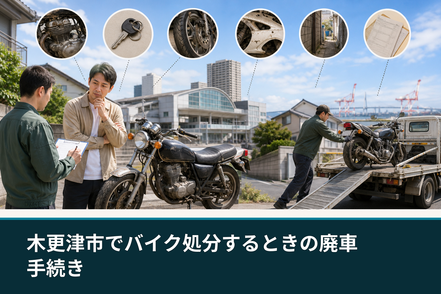 木更津市でバイク処分するときの廃車手続き