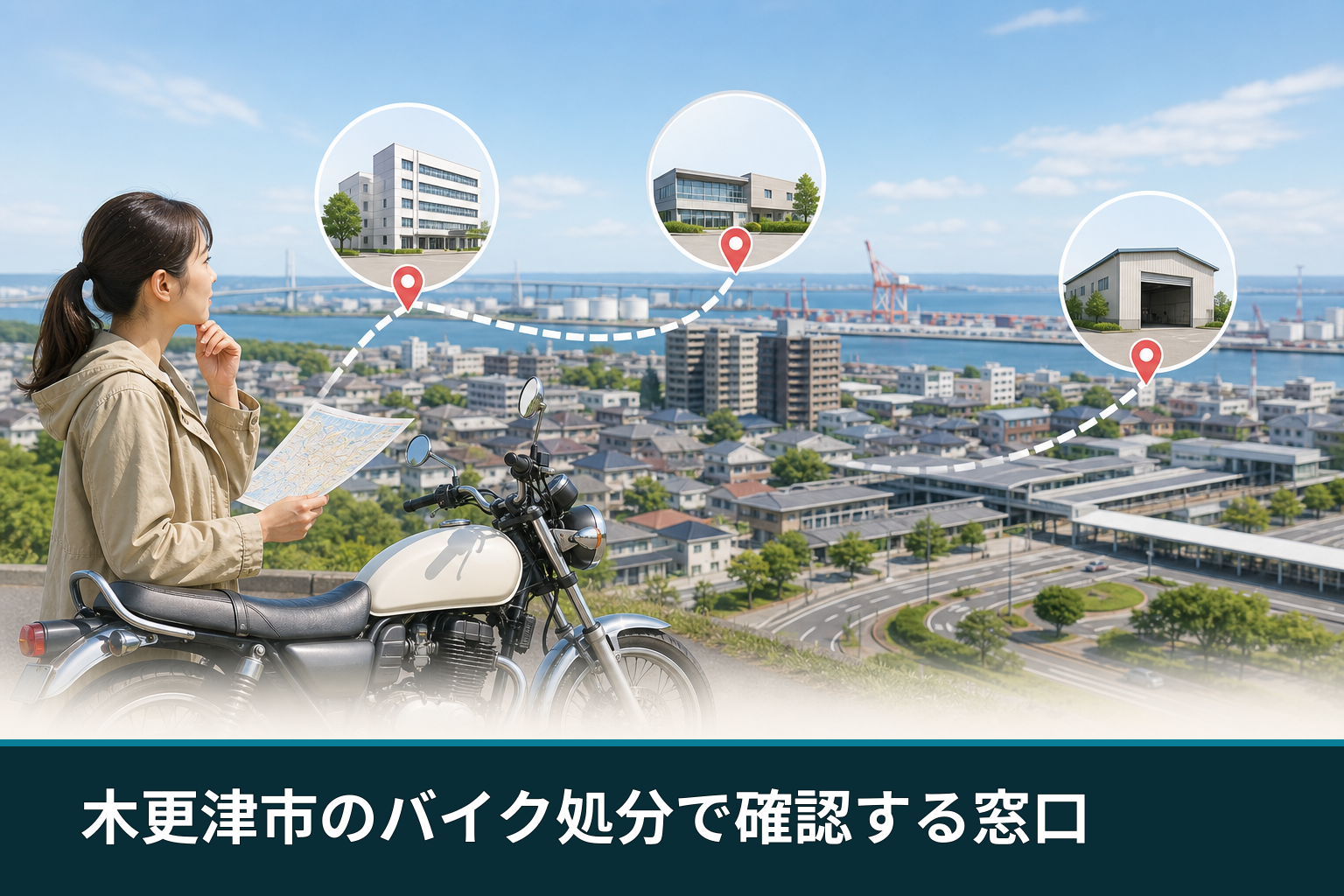 木更津市のバイク処分で確認する窓口