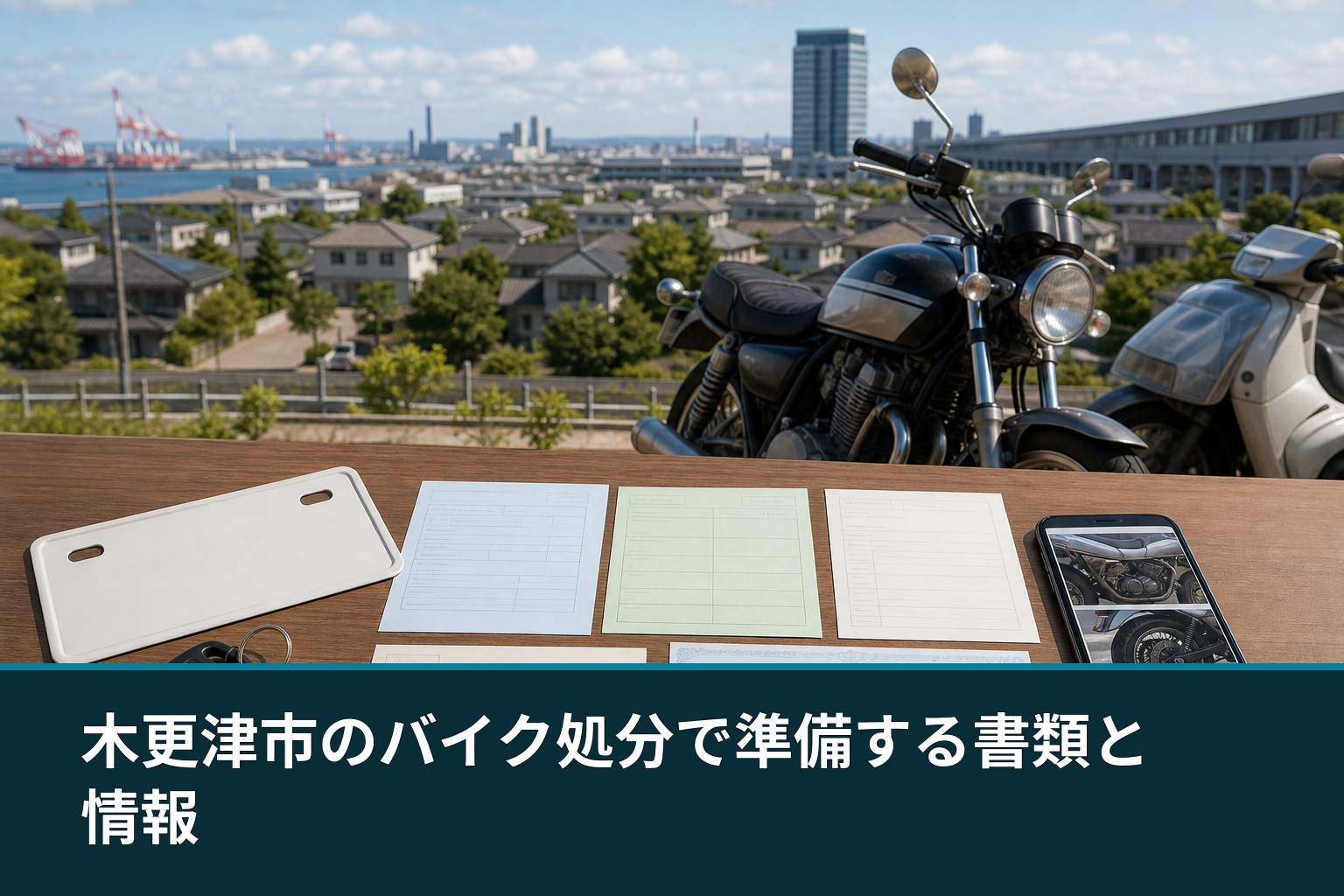 木更津市のバイク処分で準備する書類と情報