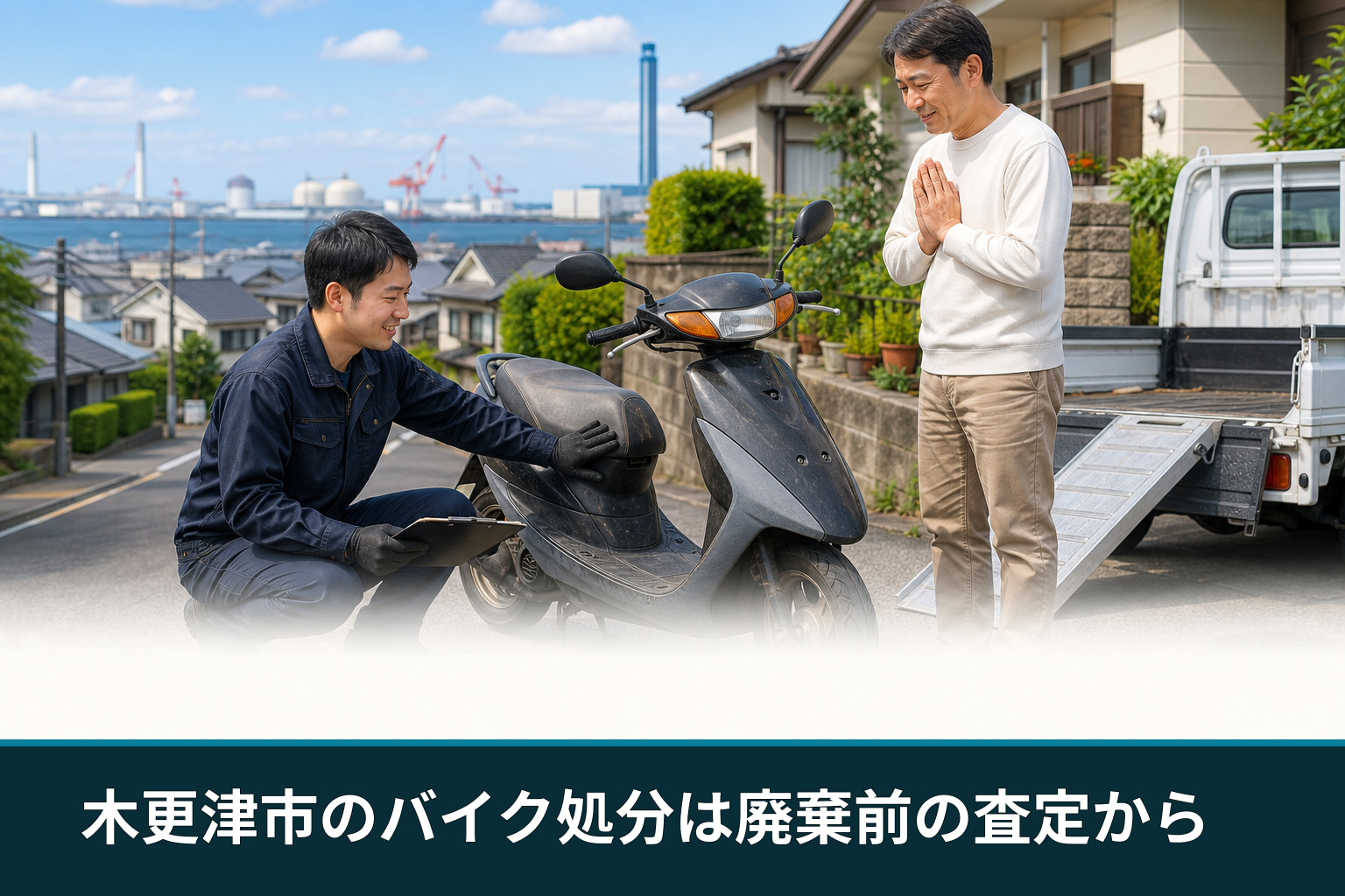 木更津市のバイク処分は廃棄前の査定から