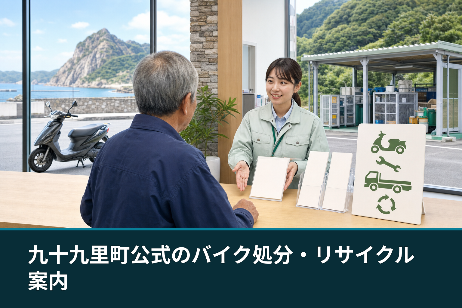 九十九里町公式のバイク処分・リサイクル案内