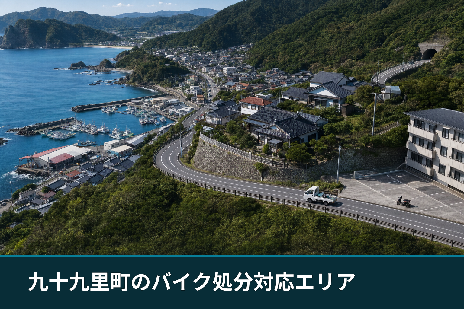 九十九里町のバイク処分対応エリア