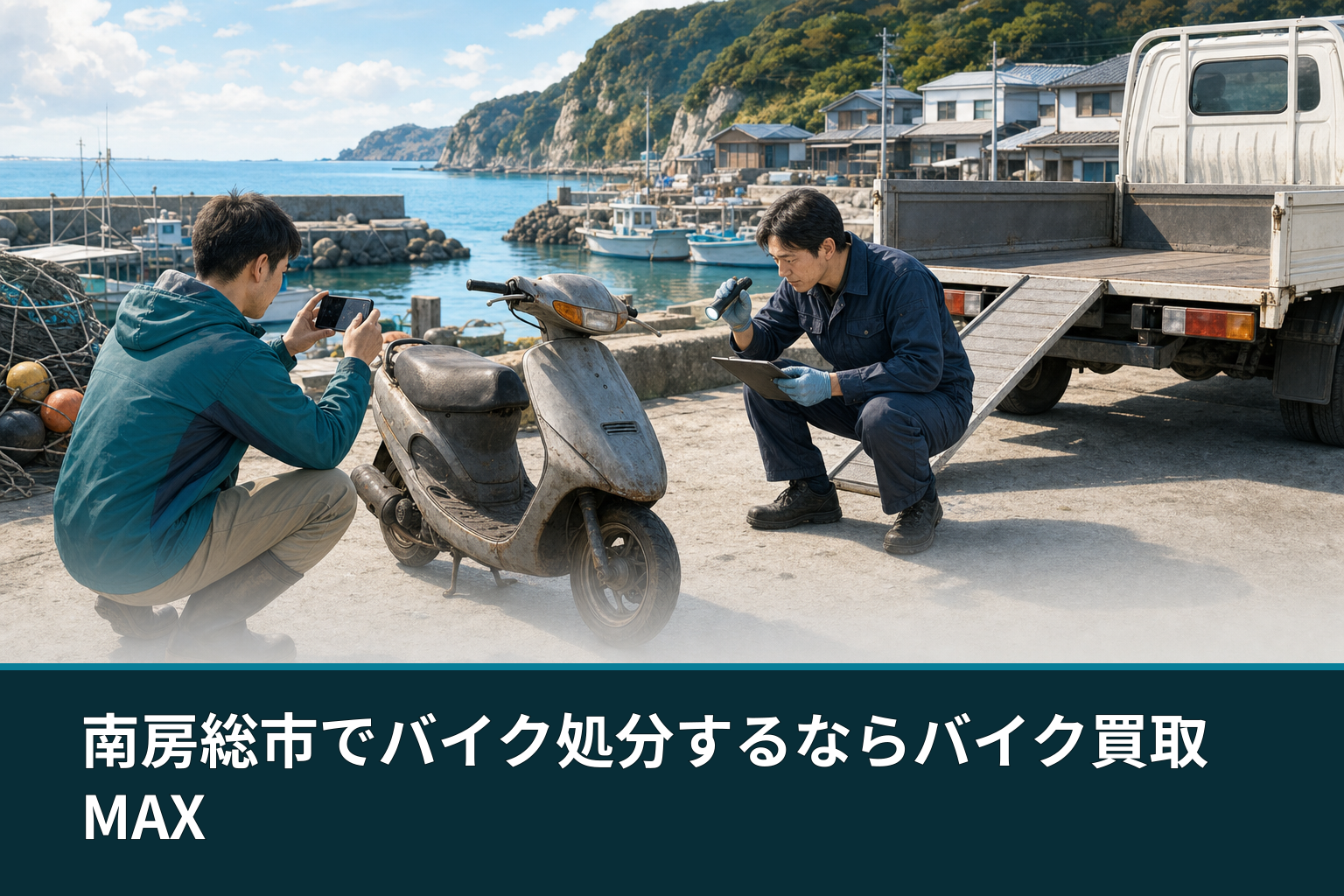 南房総市でバイク処分するならバイク買取MAX