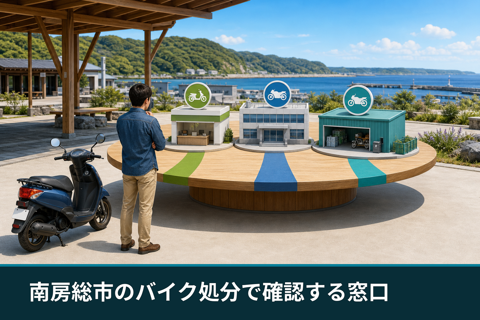 南房総市のバイク処分で確認する窓口