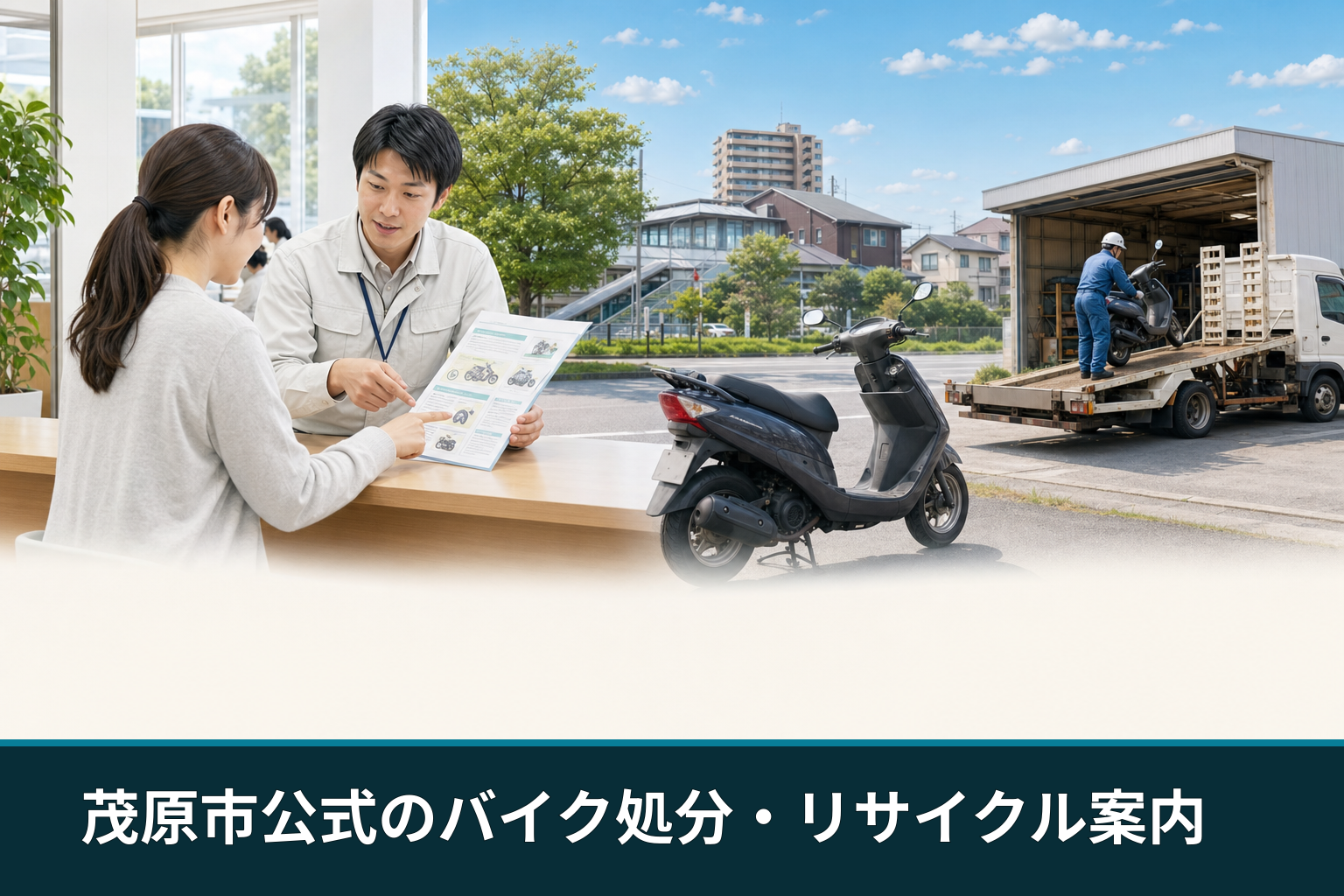 茂原市公式のバイク処分・リサイクル案内