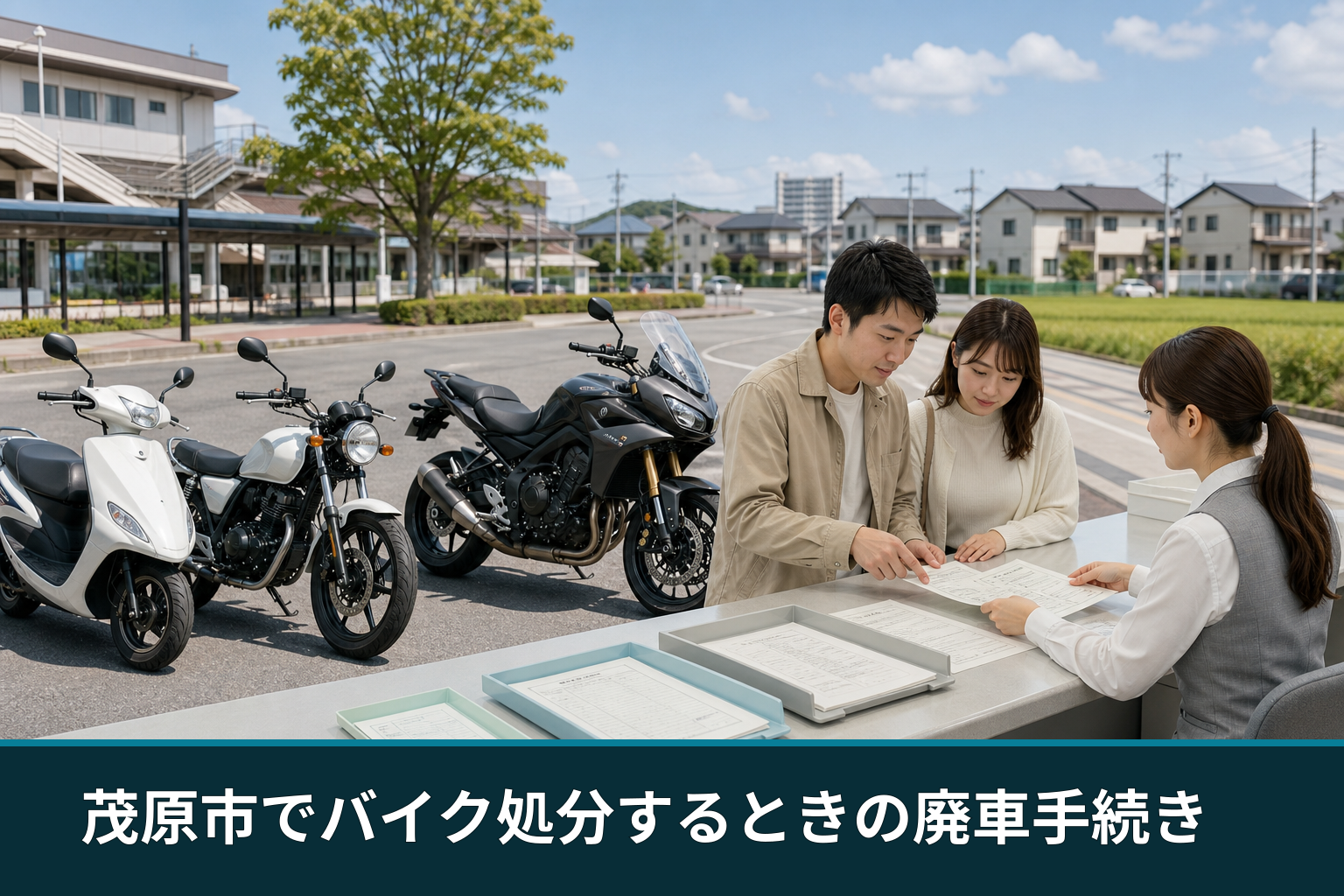 茂原市でバイク処分するときの廃車手続き