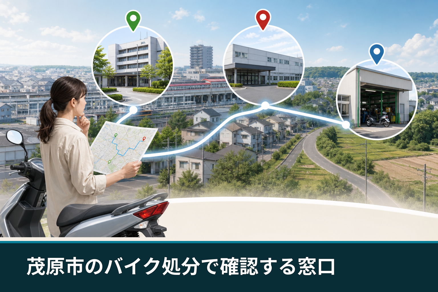 茂原市のバイク処分で確認する窓口
