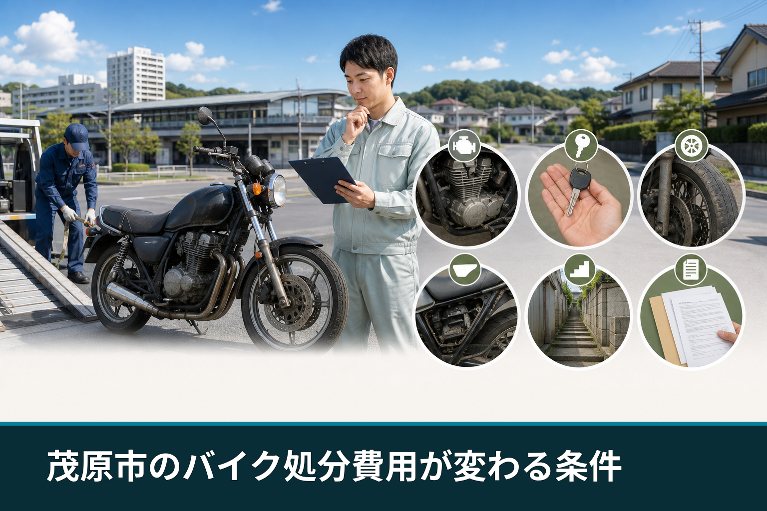 茂原市のバイク処分費用が変わる条件