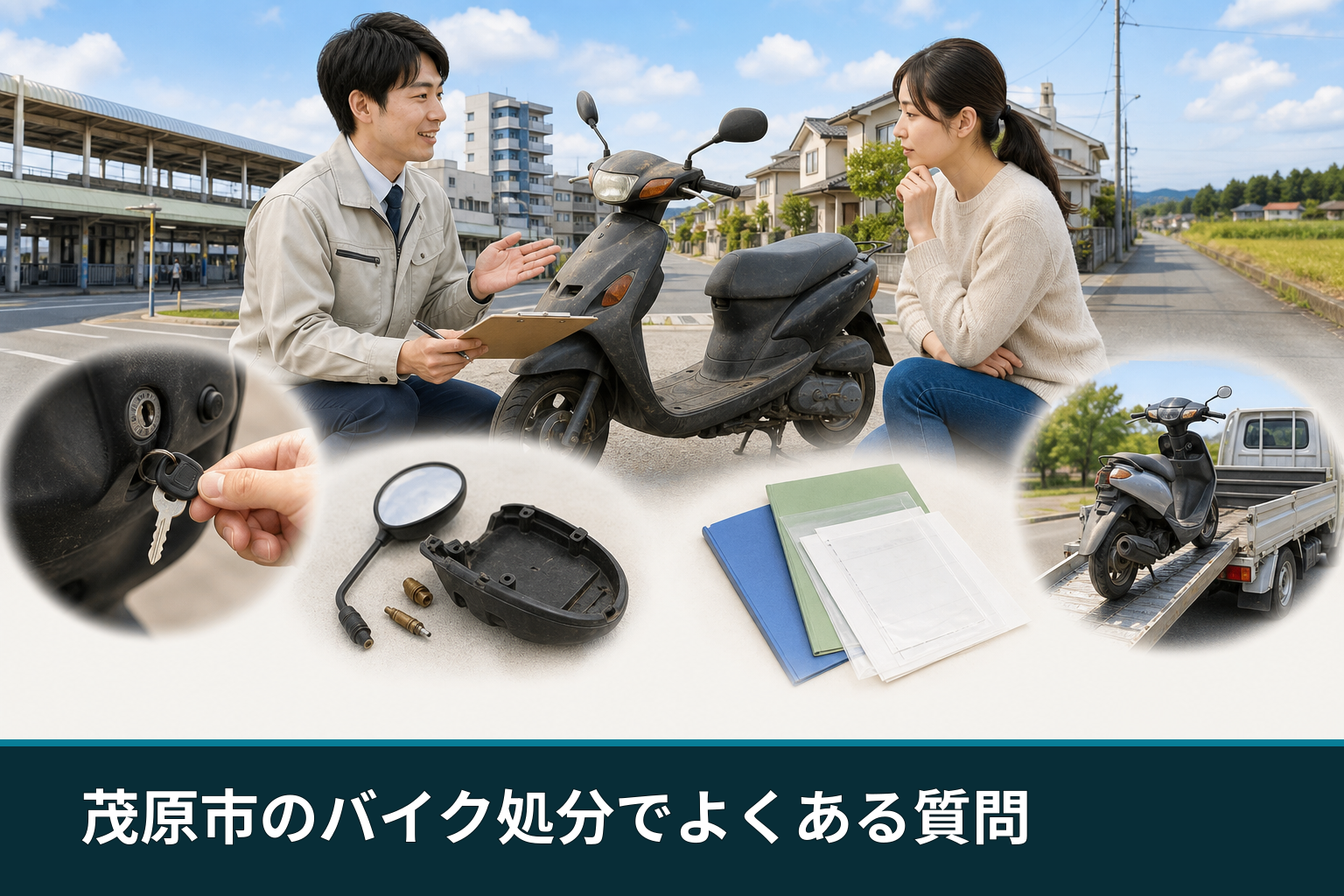 茂原市のバイク処分でよくある質問