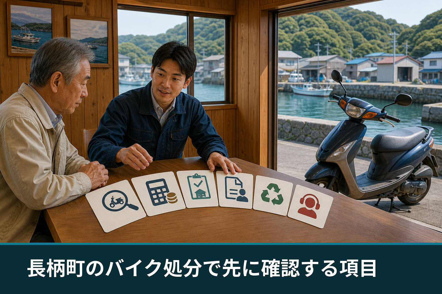 長柄町のバイク処分で先に確認する項目