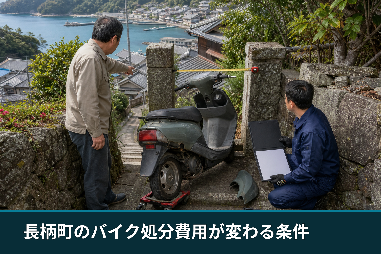 長柄町のバイク処分費用が変わる条件
