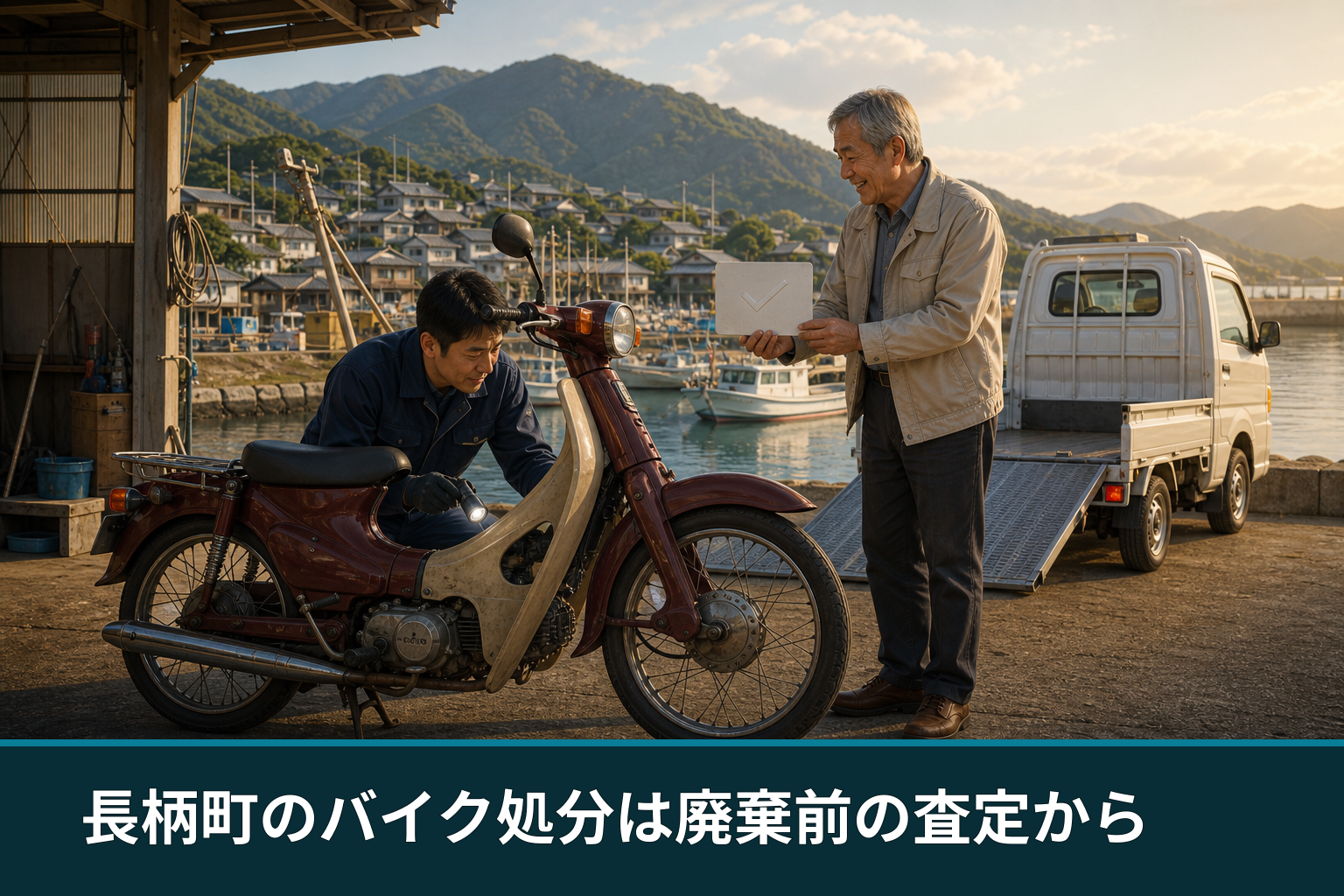 長柄町のバイク処分は廃棄前の査定から