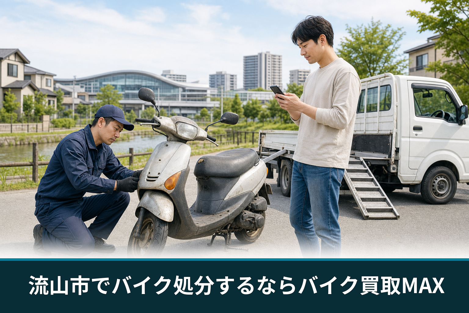 流山市でバイク処分するならバイク買取MAX