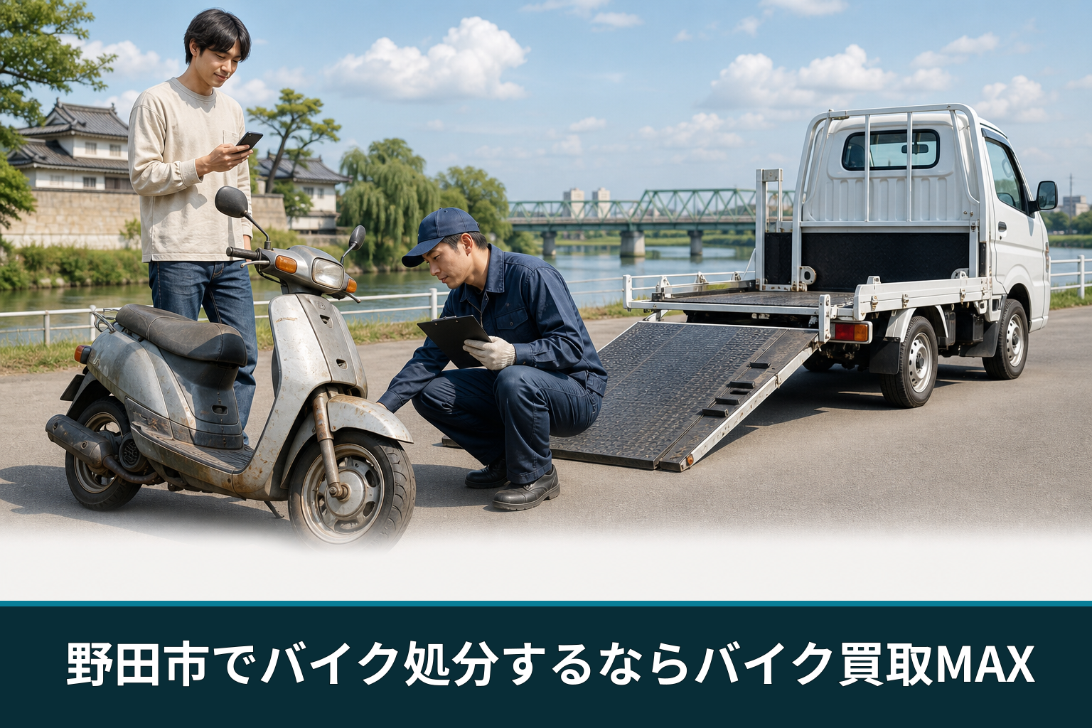 野田市でバイク処分するならバイク買取MAX