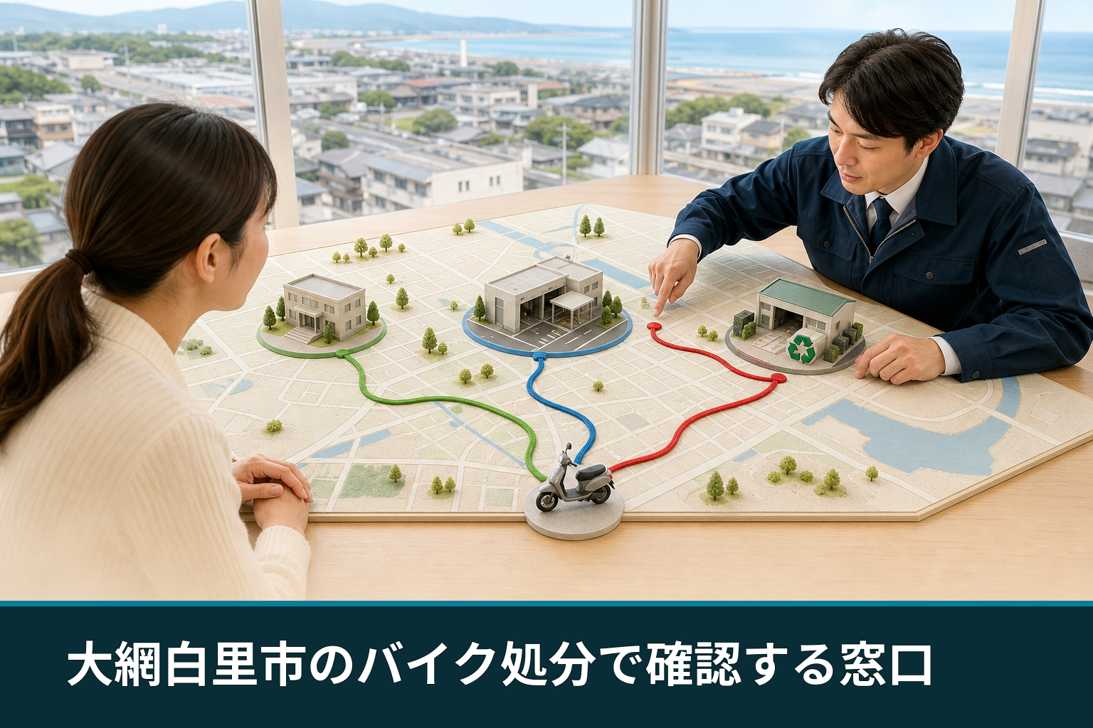 大網白里市のバイク処分で確認する窓口