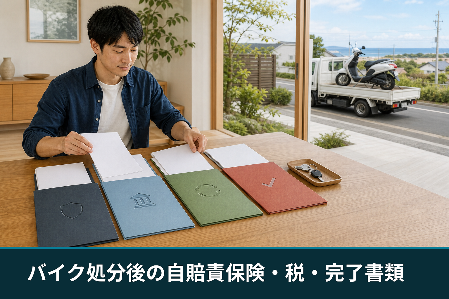 バイク処分後の自賠責保険・税・完了書類