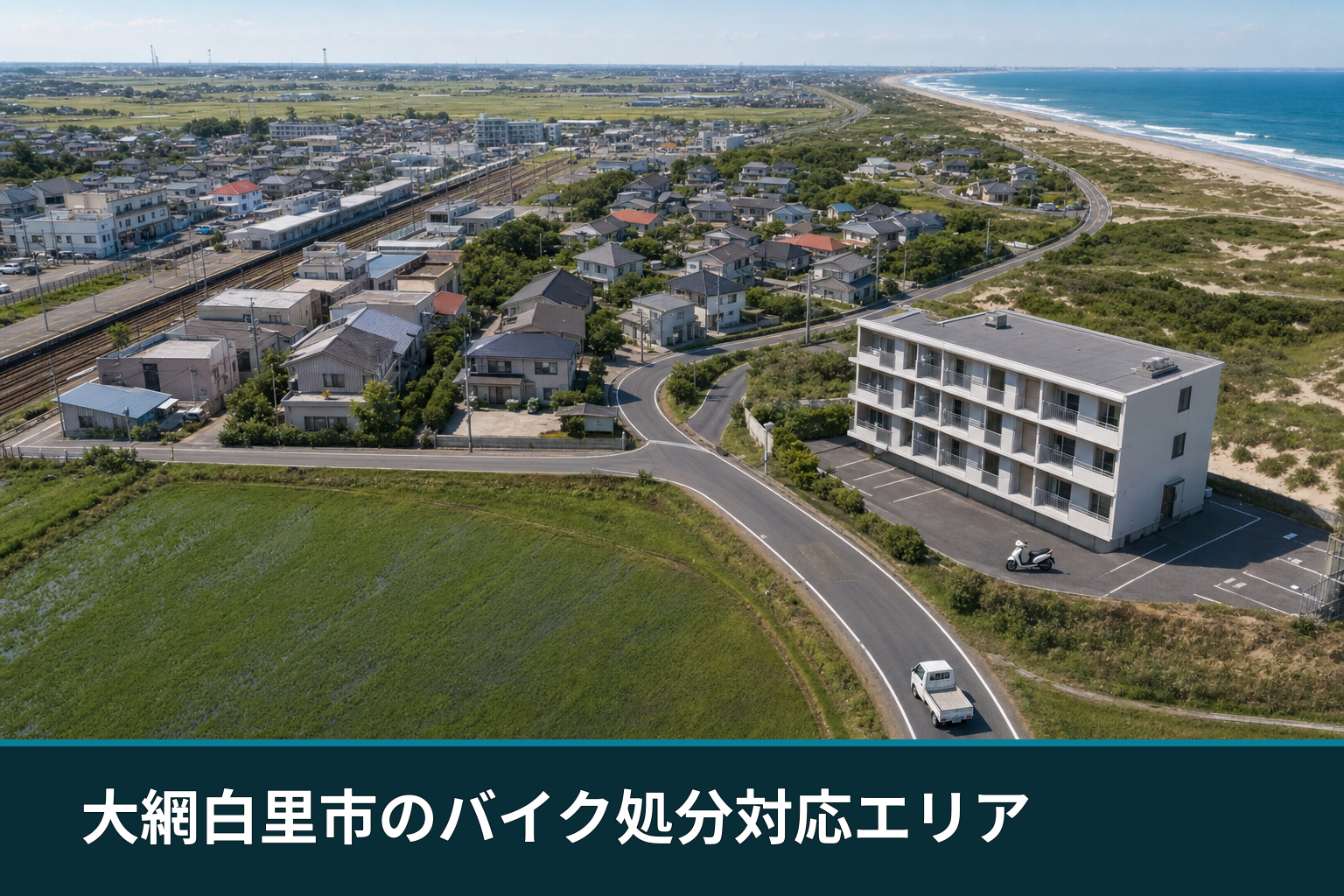 大網白里市のバイク処分対応エリア