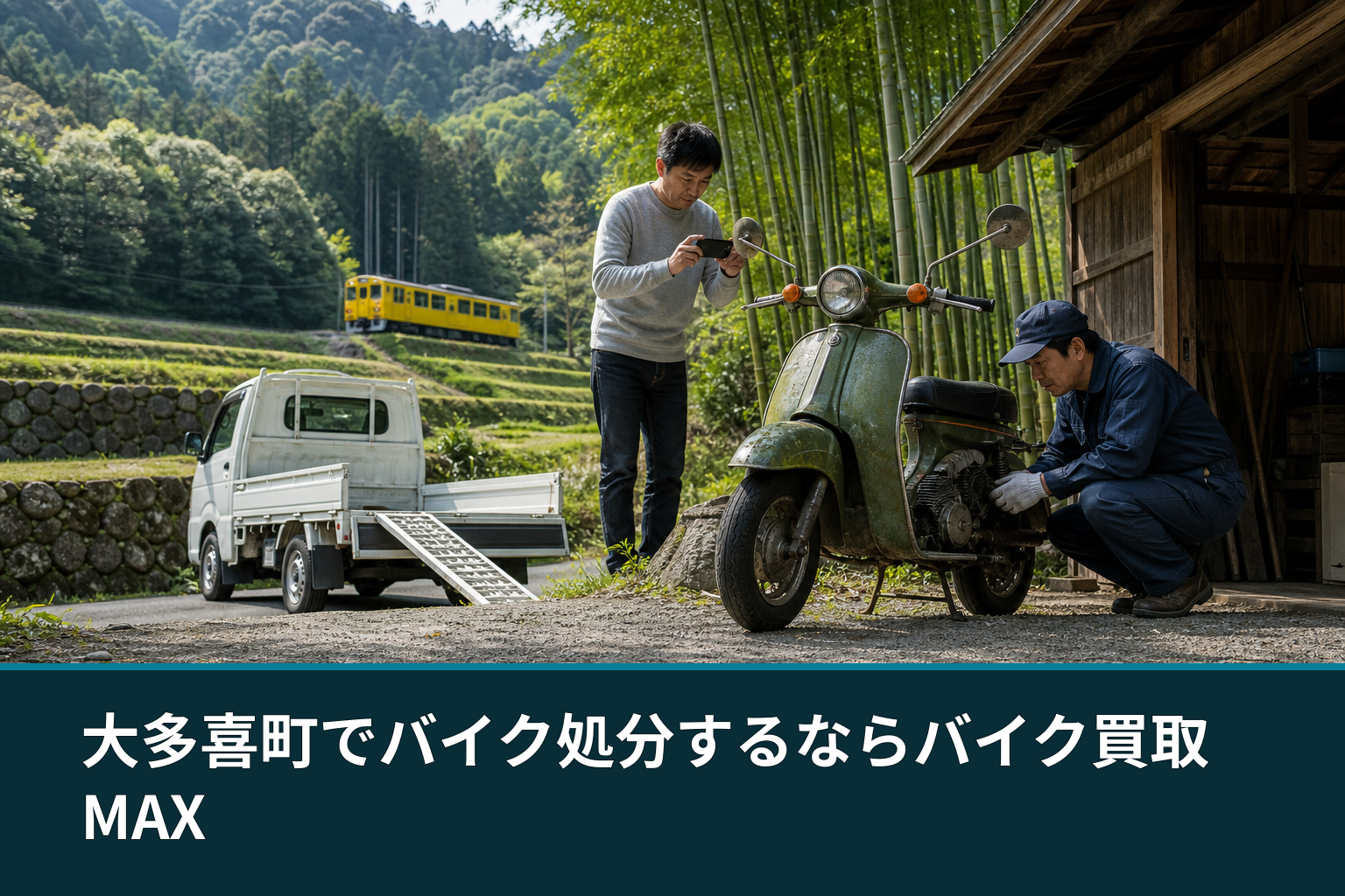 大多喜町でバイク処分するならバイク買取MAX
