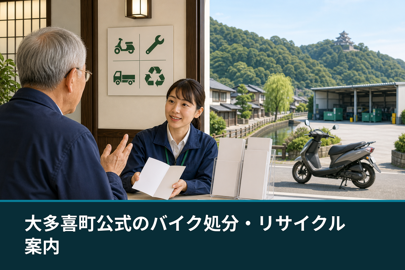大多喜町公式のバイク処分・リサイクル案内