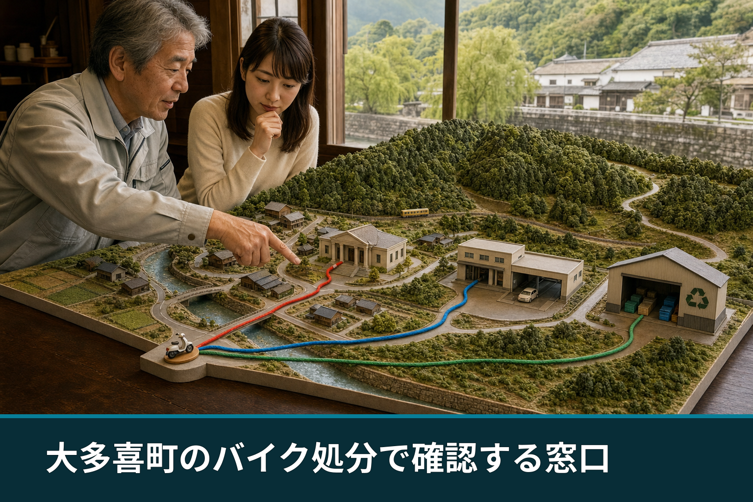 大多喜町のバイク処分で確認する窓口