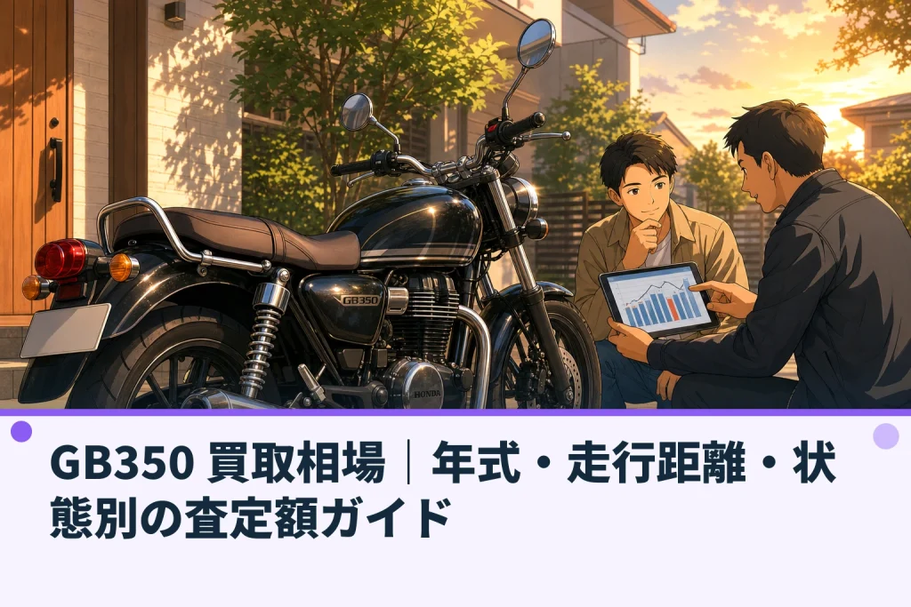 GB350 買取相場｜年式・走行距離・状態別の査定額ガイド