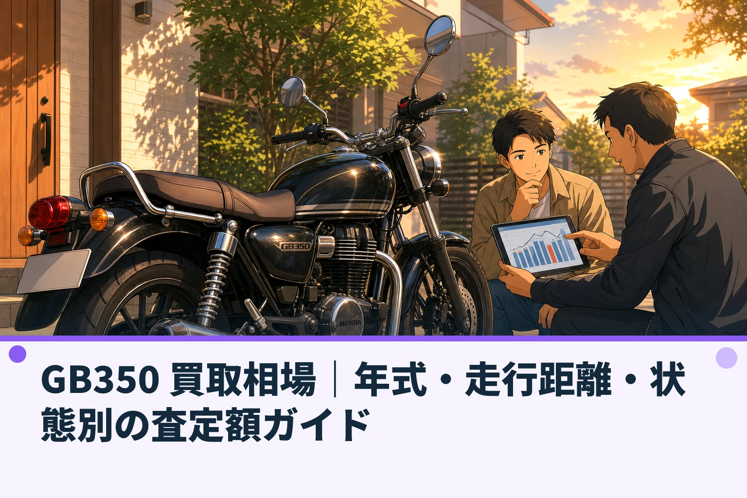 GB350 買取相場|年式・走行距離・状態別の査定額ガイド