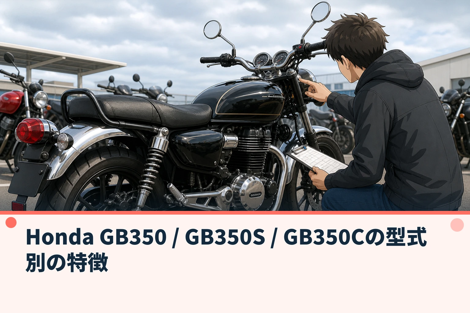 Honda GB350 / GB350S / GB350Cの型式別の特徴