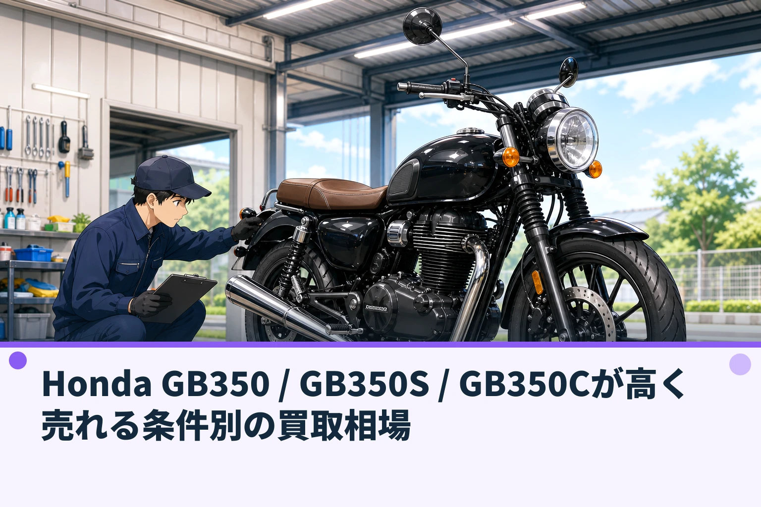 Honda GB350 / GB350S / GB350Cが高く売れる条件別の買取相場