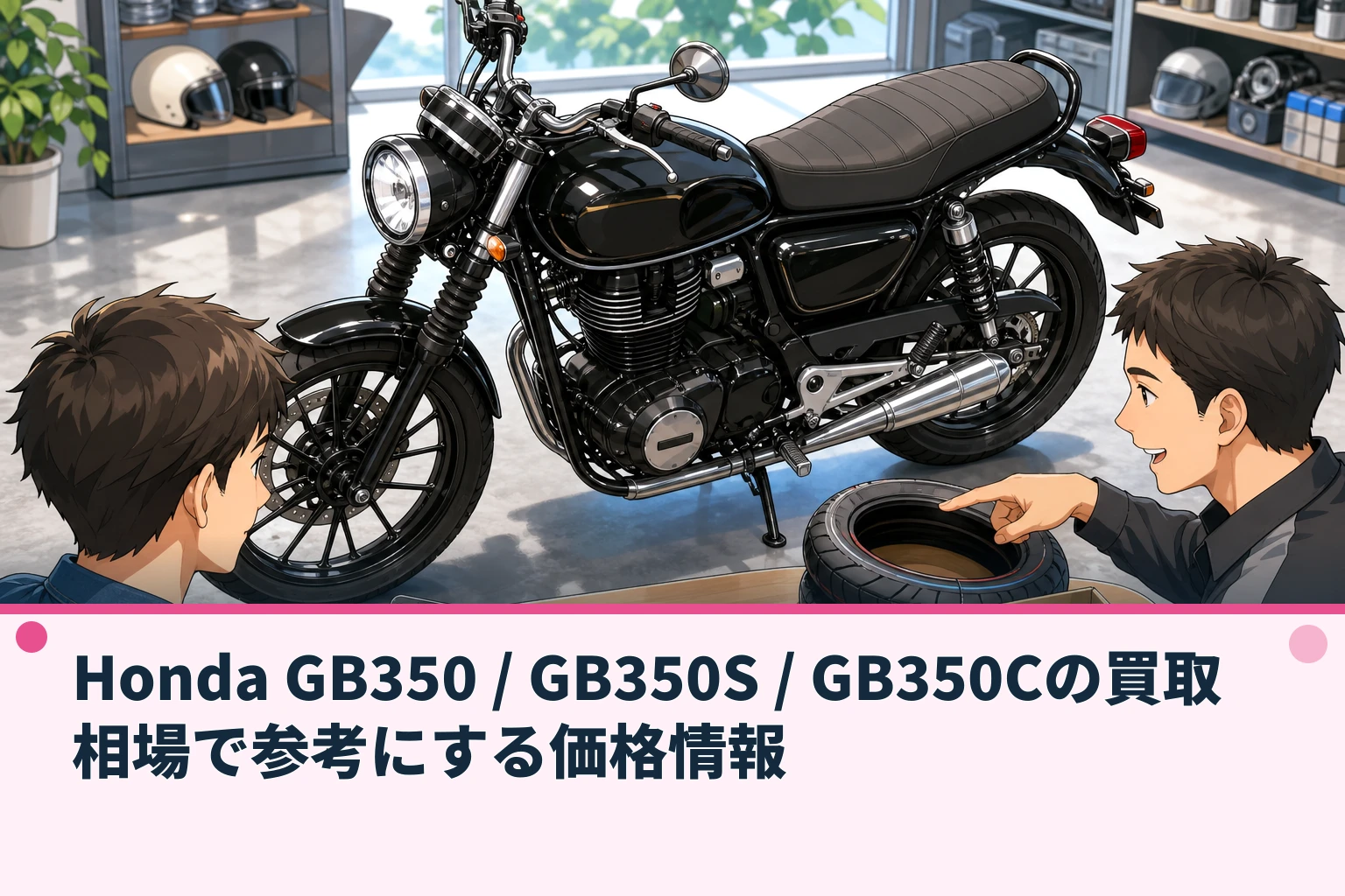 Honda GB350 / GB350S / GB350Cの買取相場で参考にする価格情報