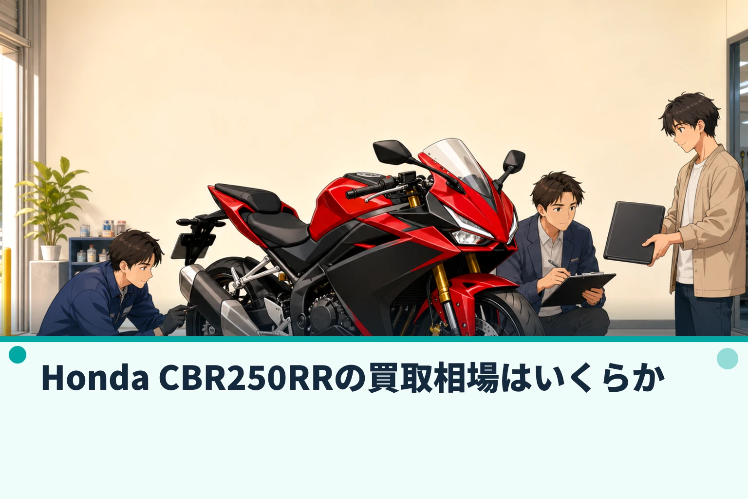Honda CBR250RRの買取相場はいくらか
