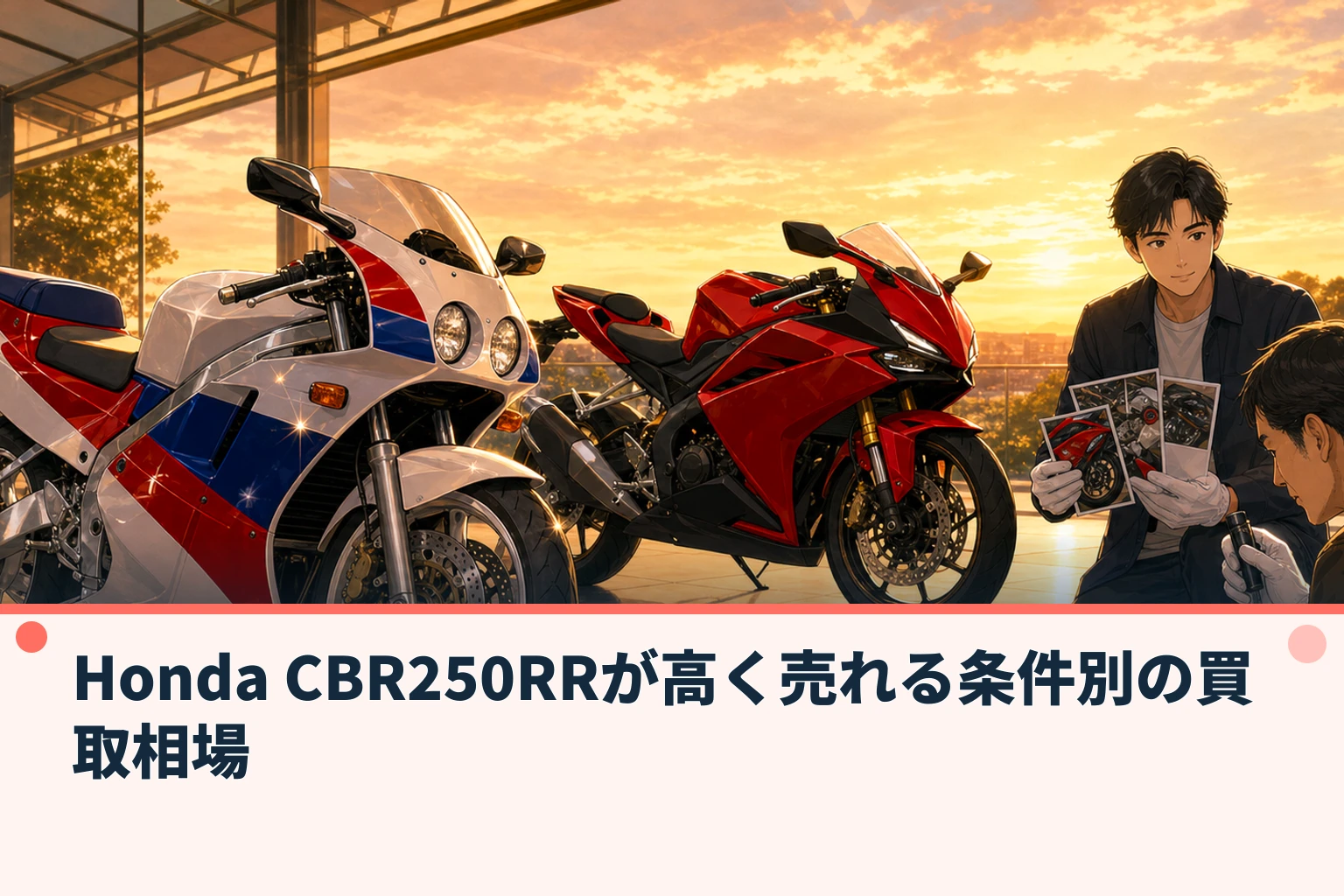 Honda CBR250RRが高く売れる条件別の買取相場