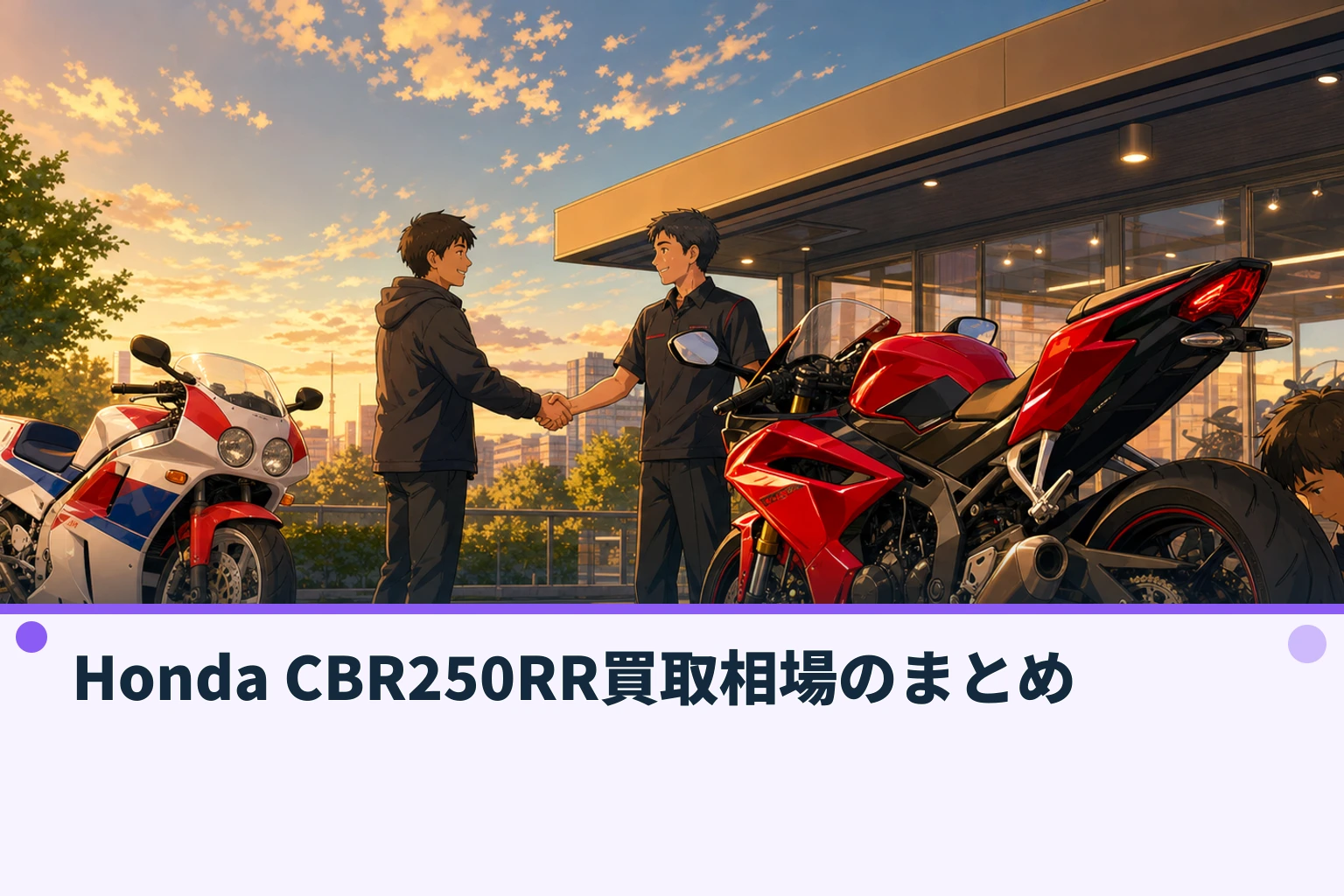 Honda CBR250RR買取相場のまとめ