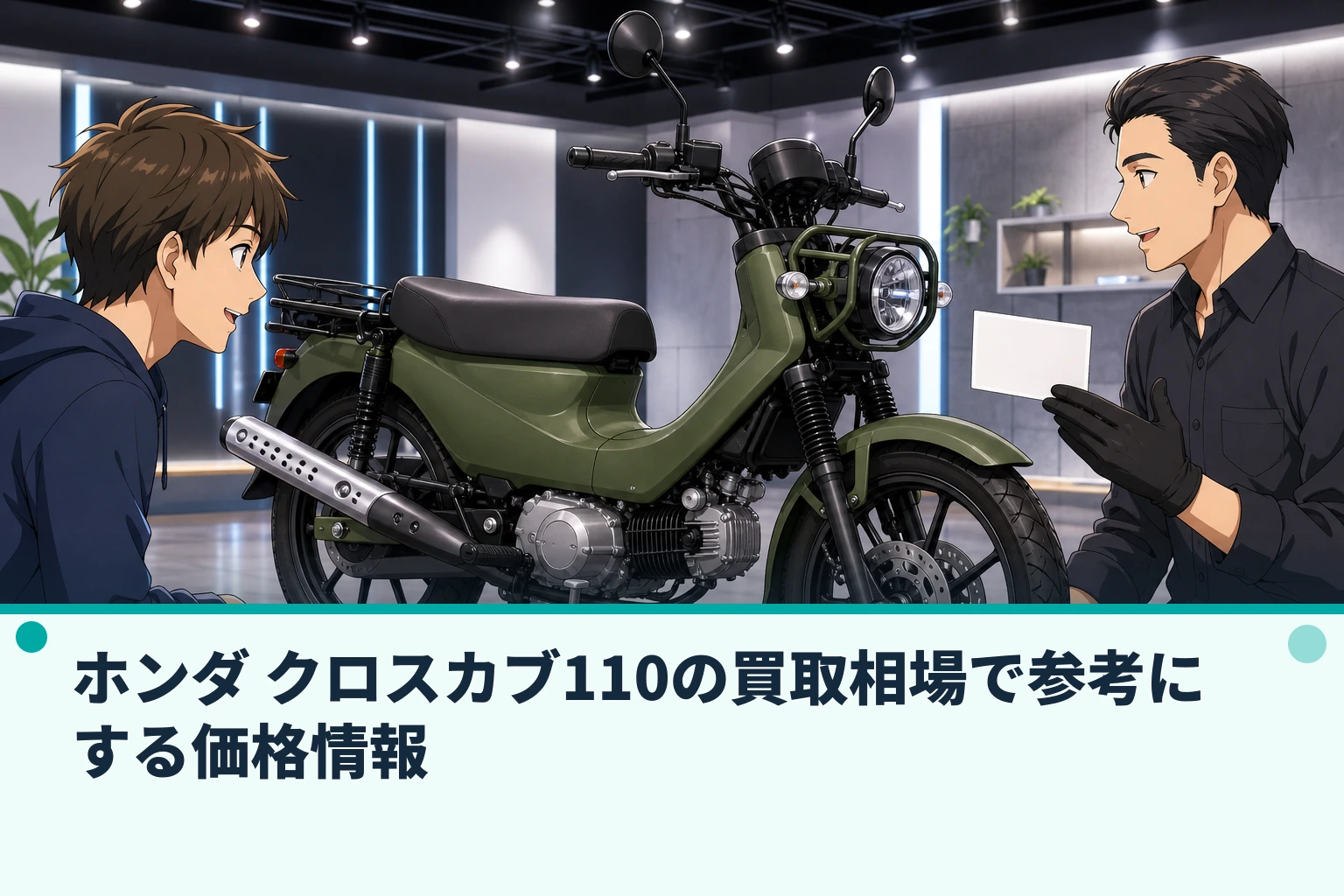 ホンダ クロスカブ110の買取相場で参考にする価格情報