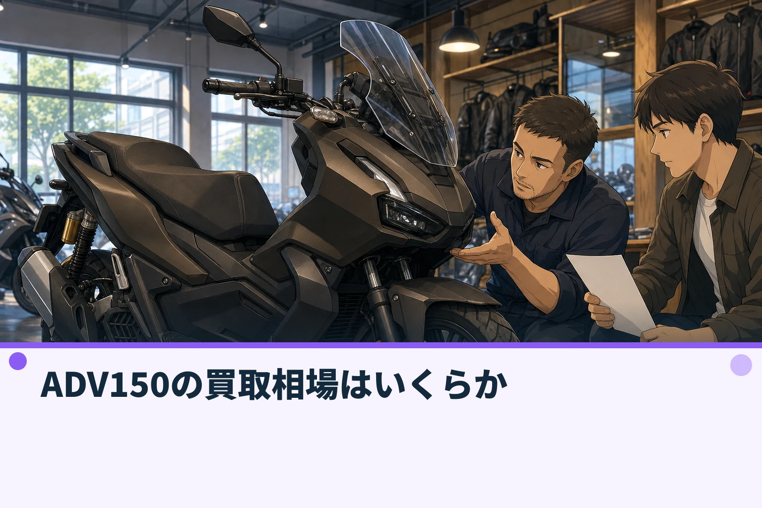 ADV150の買取相場はいくらか