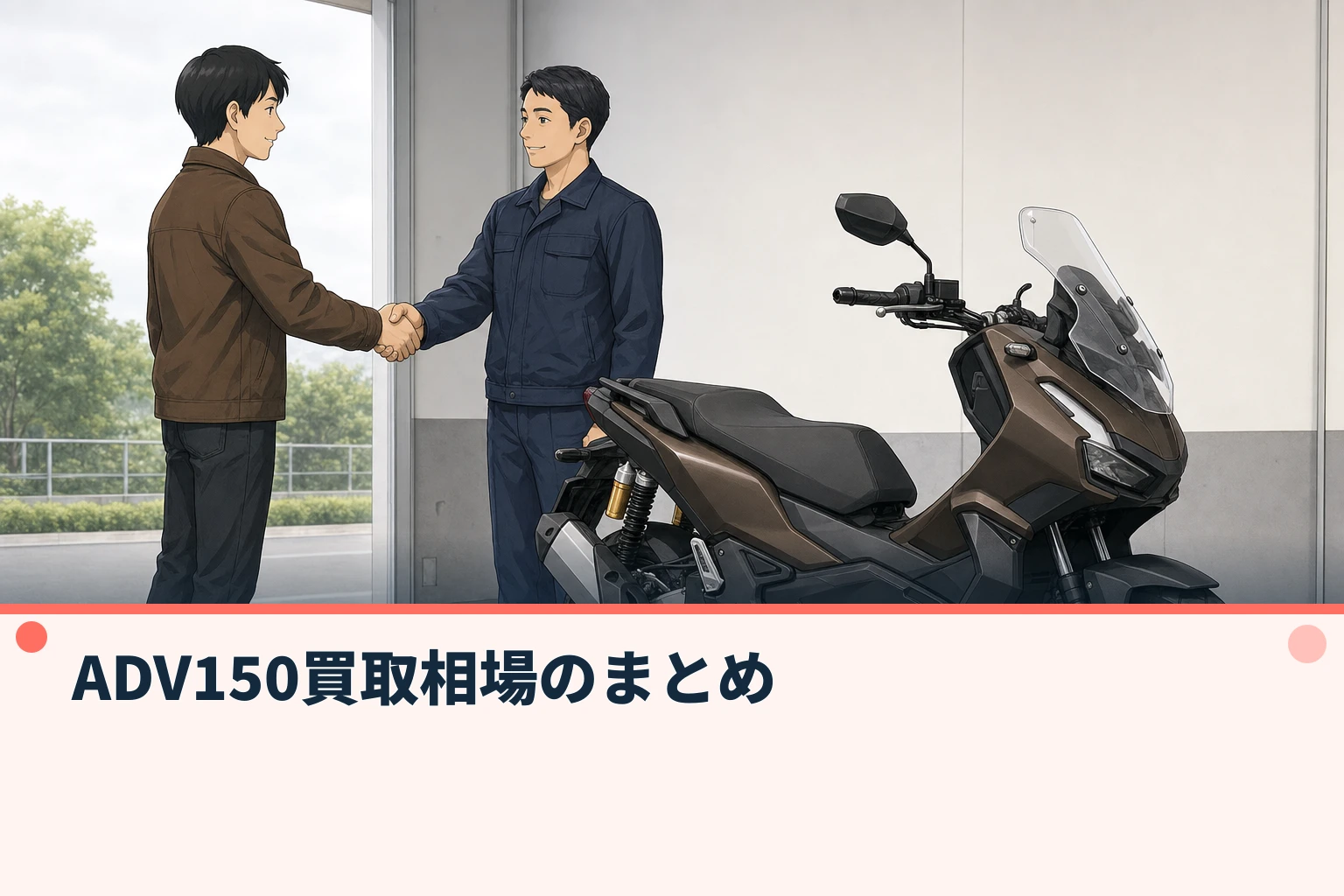 ADV150買取相場のまとめ