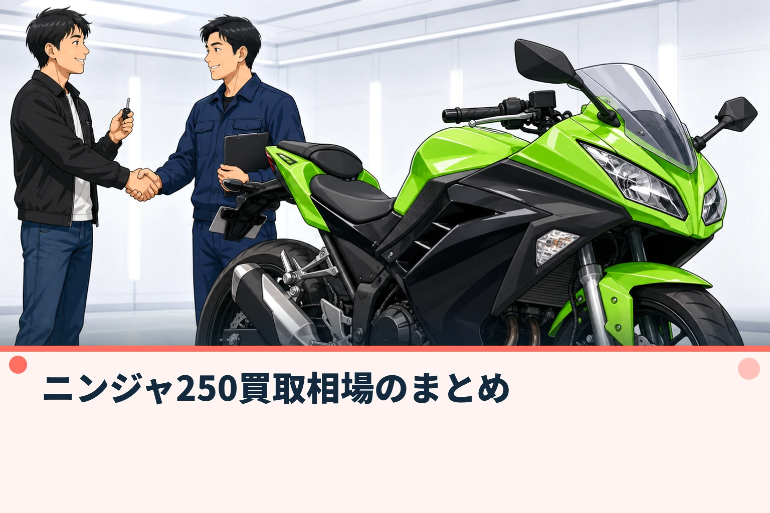 ニンジャ250買取相場のまとめ