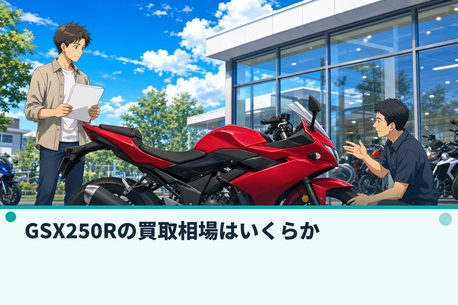 GSX250Rの買取相場はいくらか