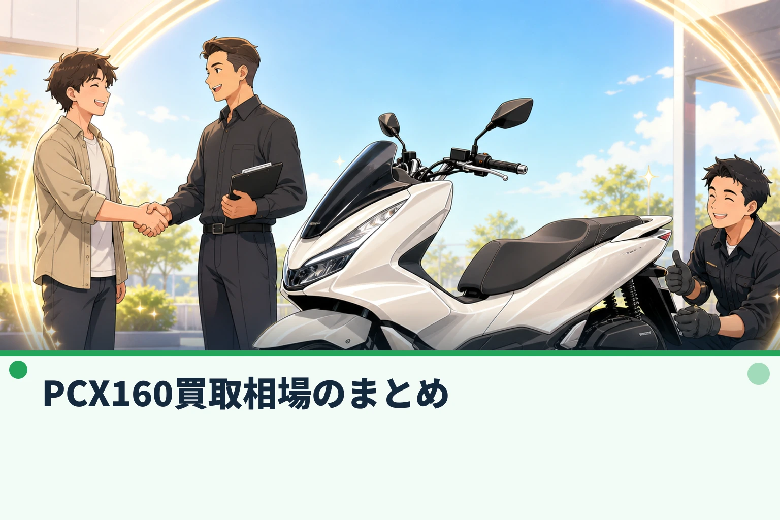 PCX160買取相場のまとめ