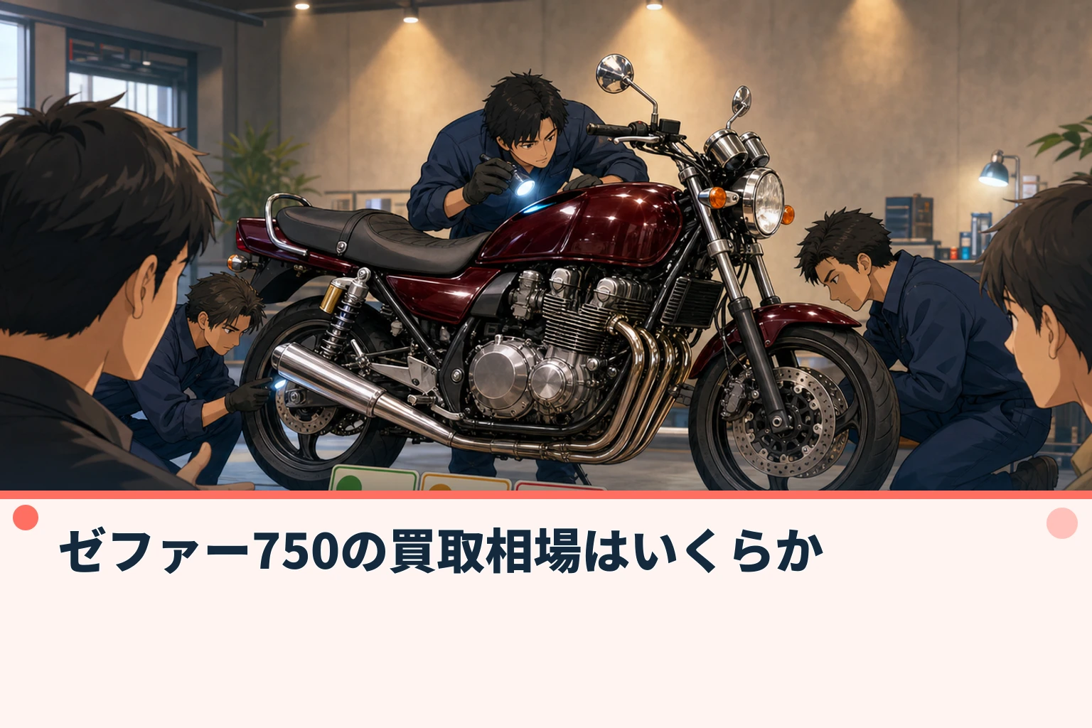 ゼファー750の買取相場はいくらか